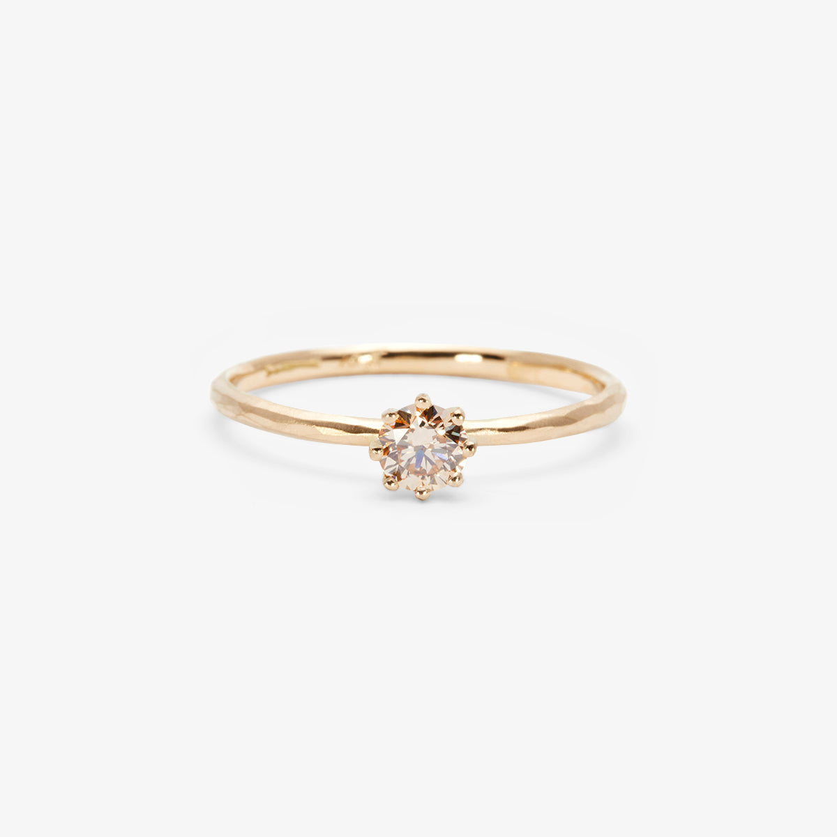 4mm Brown Diamond Blooming Ring | R19004BR