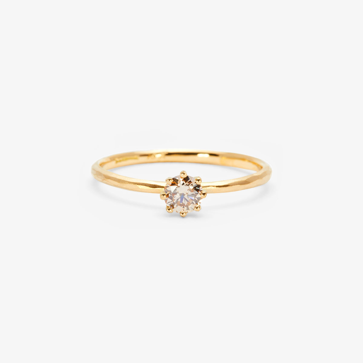 4mm Brown Diamond Blooming Ring | R19004BR