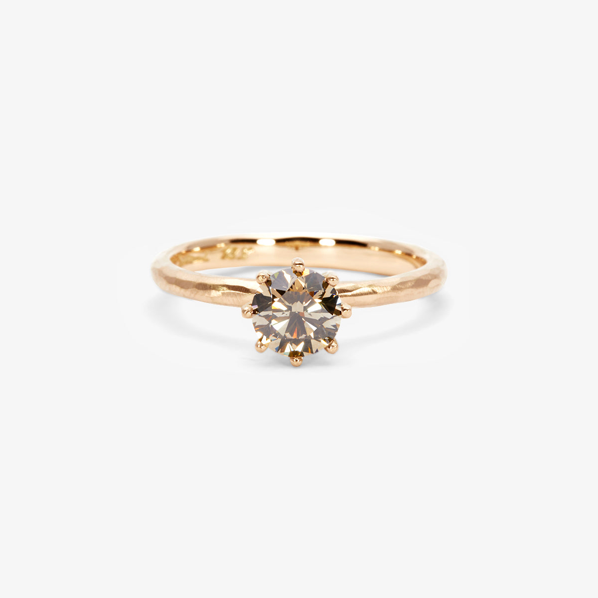 5.6mm Brown Diamond Blooming Ring | R19007BR