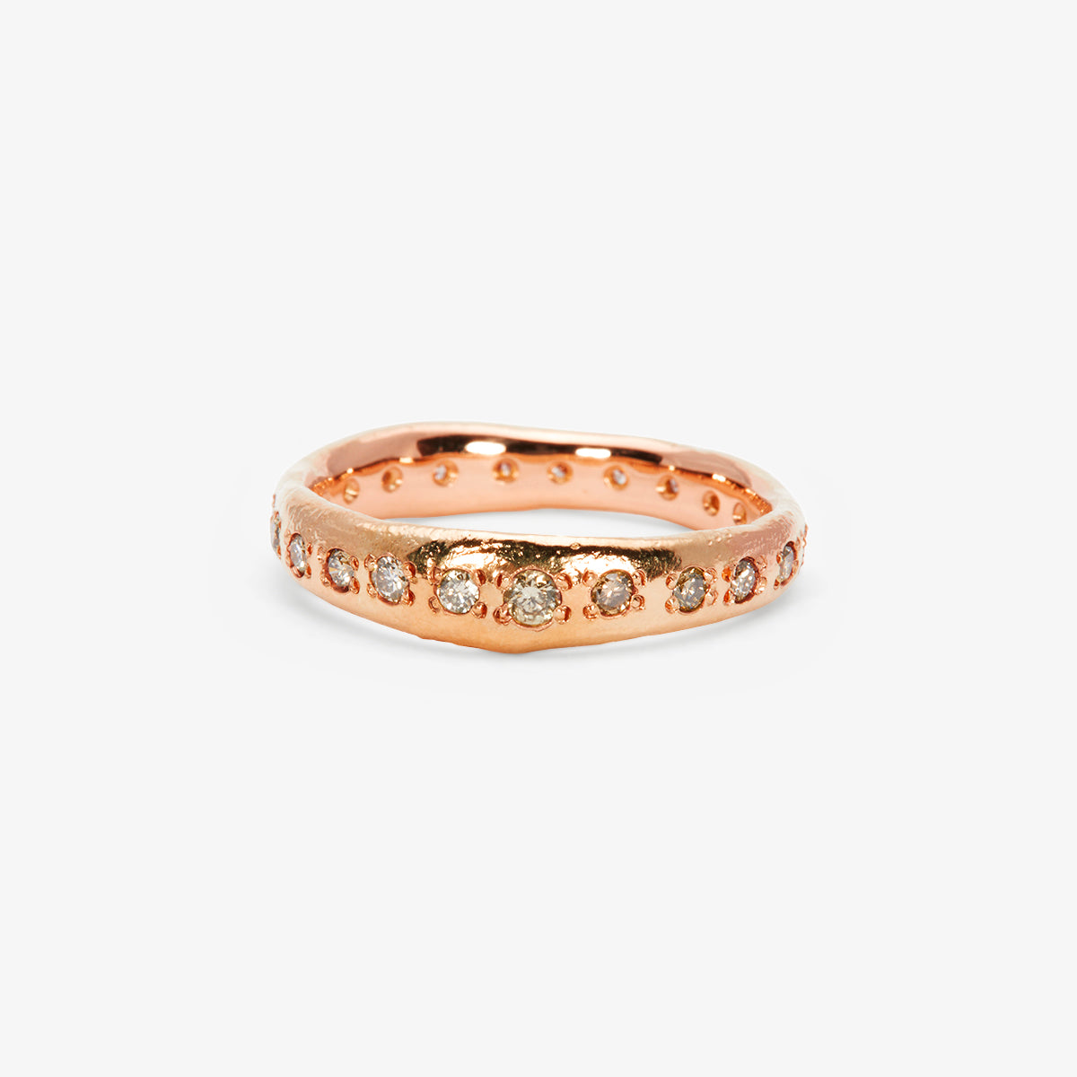 Large Brown Diamond Terra Eternity Band | R30002BR