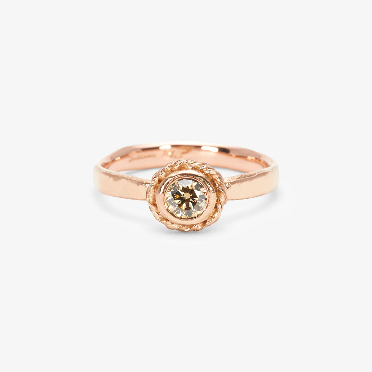 4mm Brown Diamond Dawn Ring | R35004BR