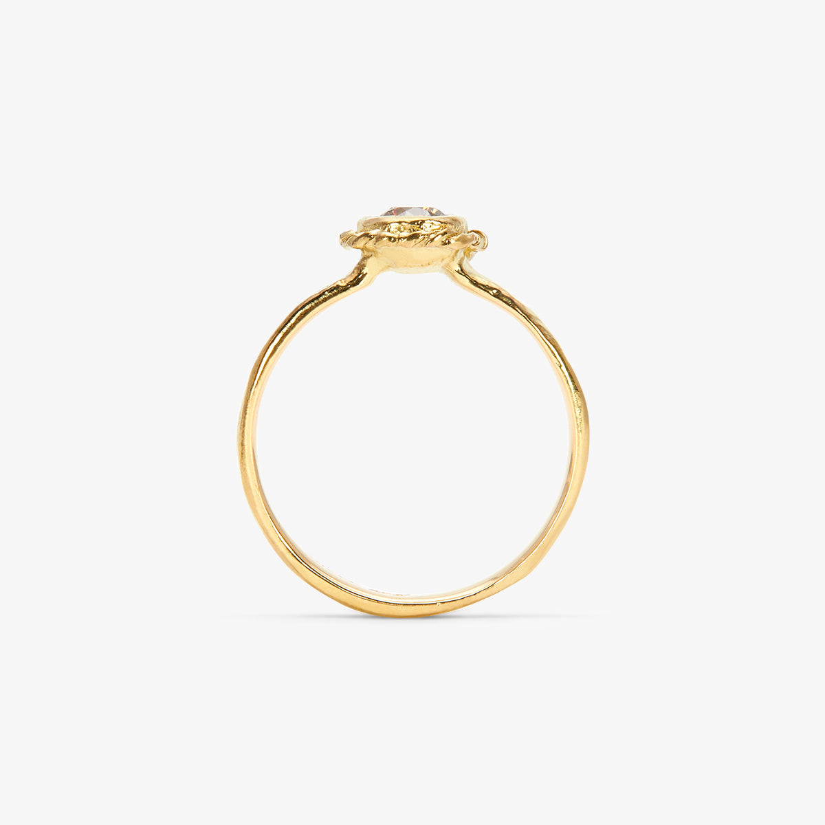 4mm Brown Diamond Dawn Ring | R35004BR