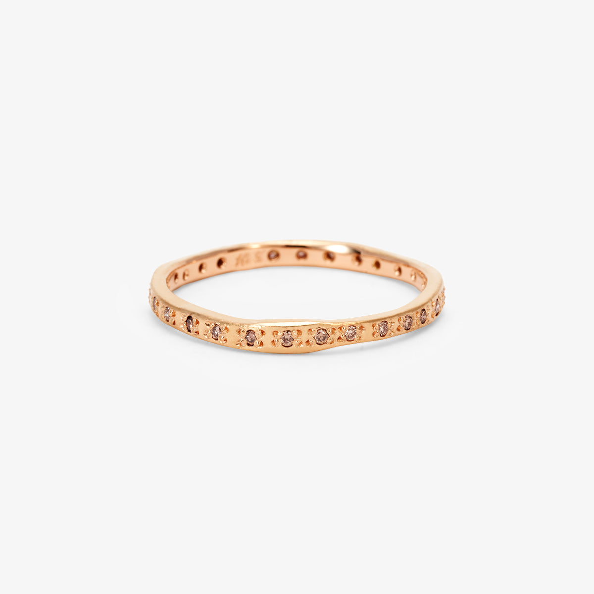 1.8mm Brown Diamond Glimmer Eternity Band | R36001BR