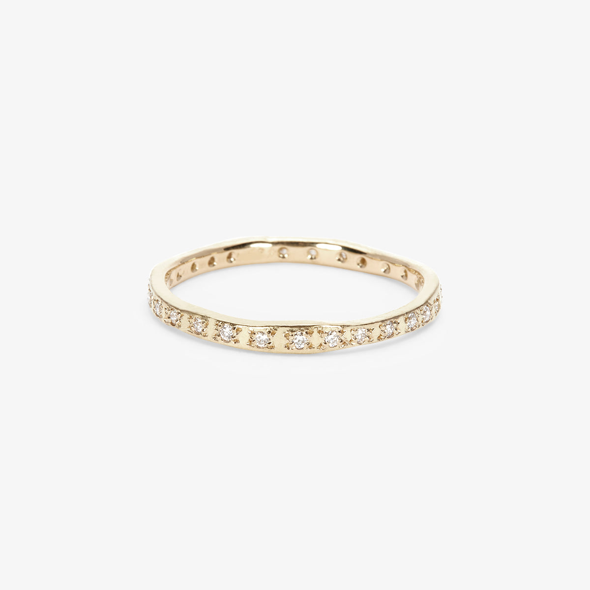 1.8mm White Diamond Glimmer Eternity Band | R36001W