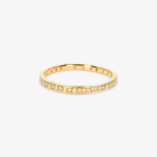 1.8mm White Diamond Glimmer Eternity Band | R36001W
