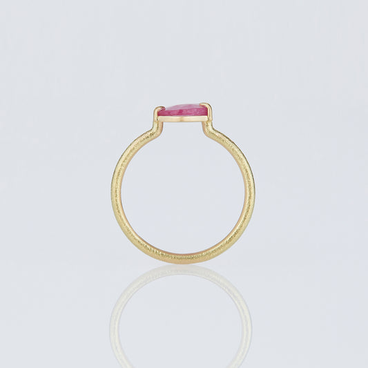 1.56 Carat One-of-a-Kind Sliced Ruby Ring | RR5-OOAK