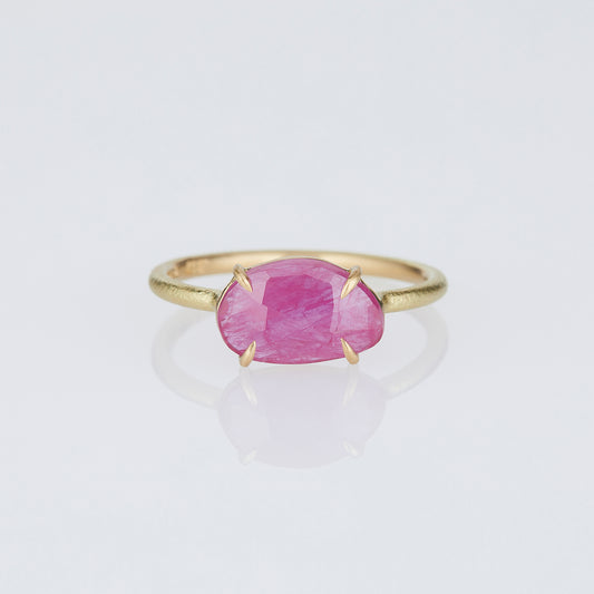 1.76 Carat One-of-a-Kind Sliced Ruby Ring | RR6-OOAK