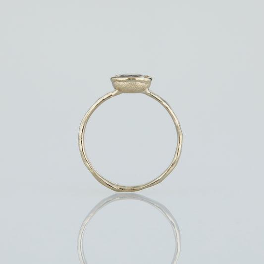 0.72 Carat One-of-a-Kind Oval Cut Pink Sapphire Ring | SR60-OOAK