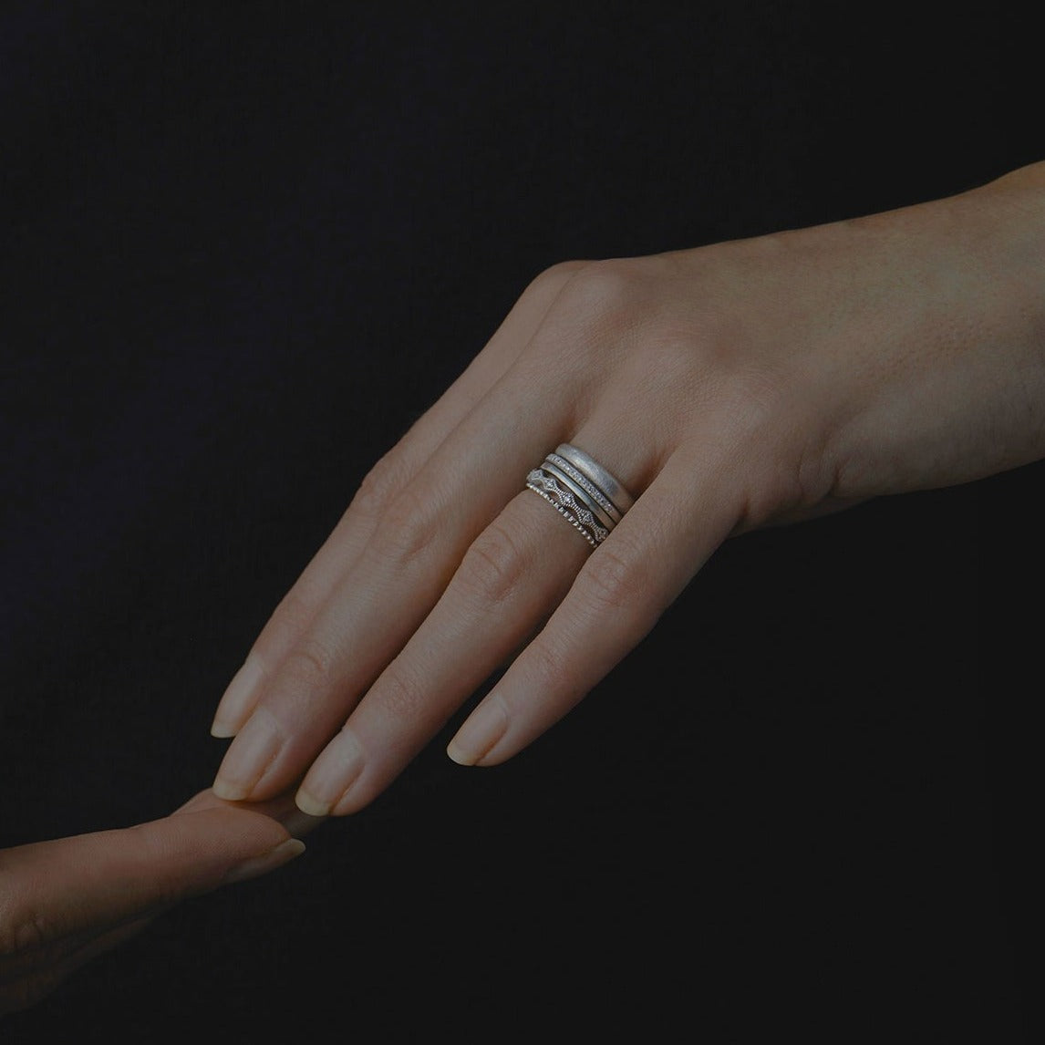 White Diamond Half-Eternity Band | R0207W