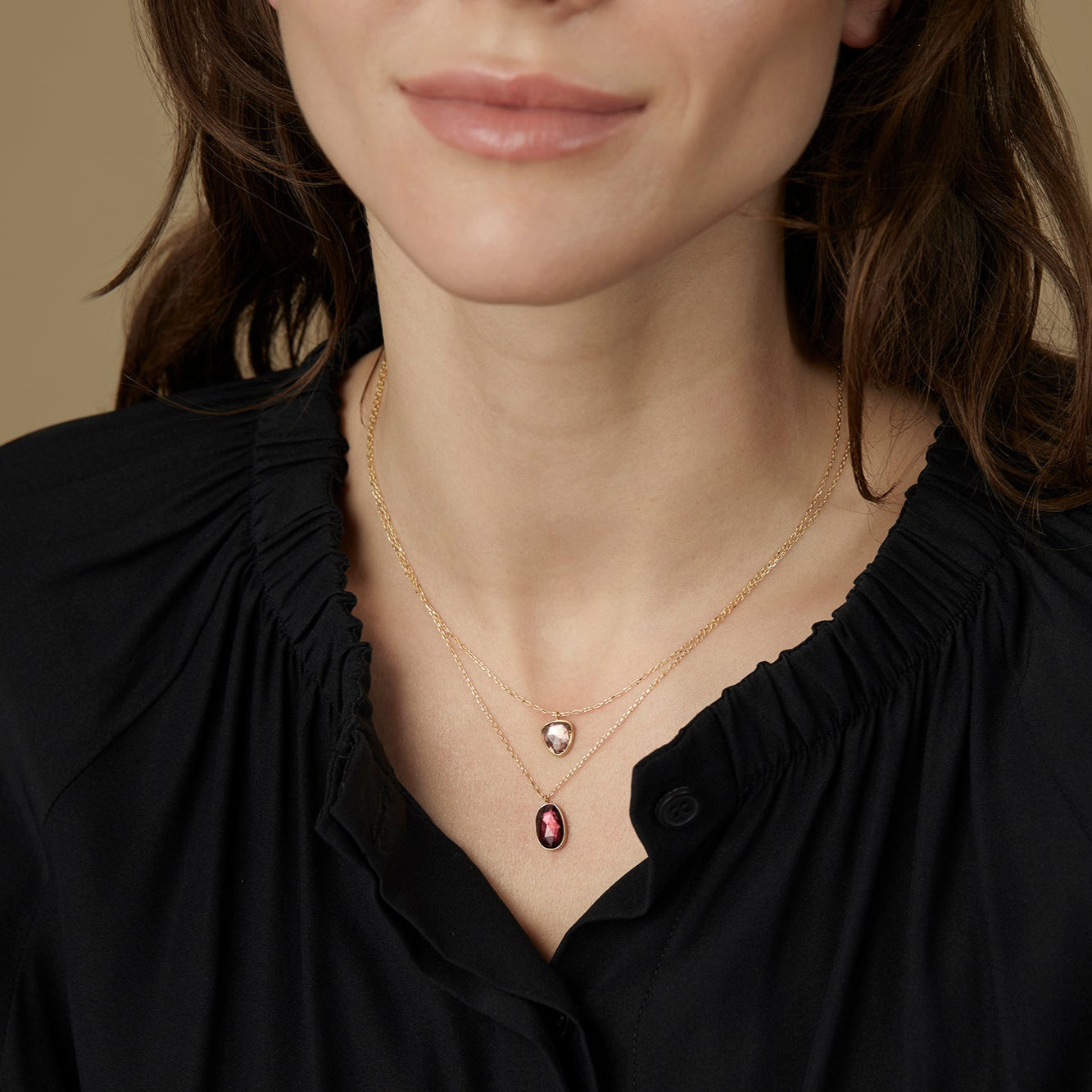 18K Yellow Gold on Model