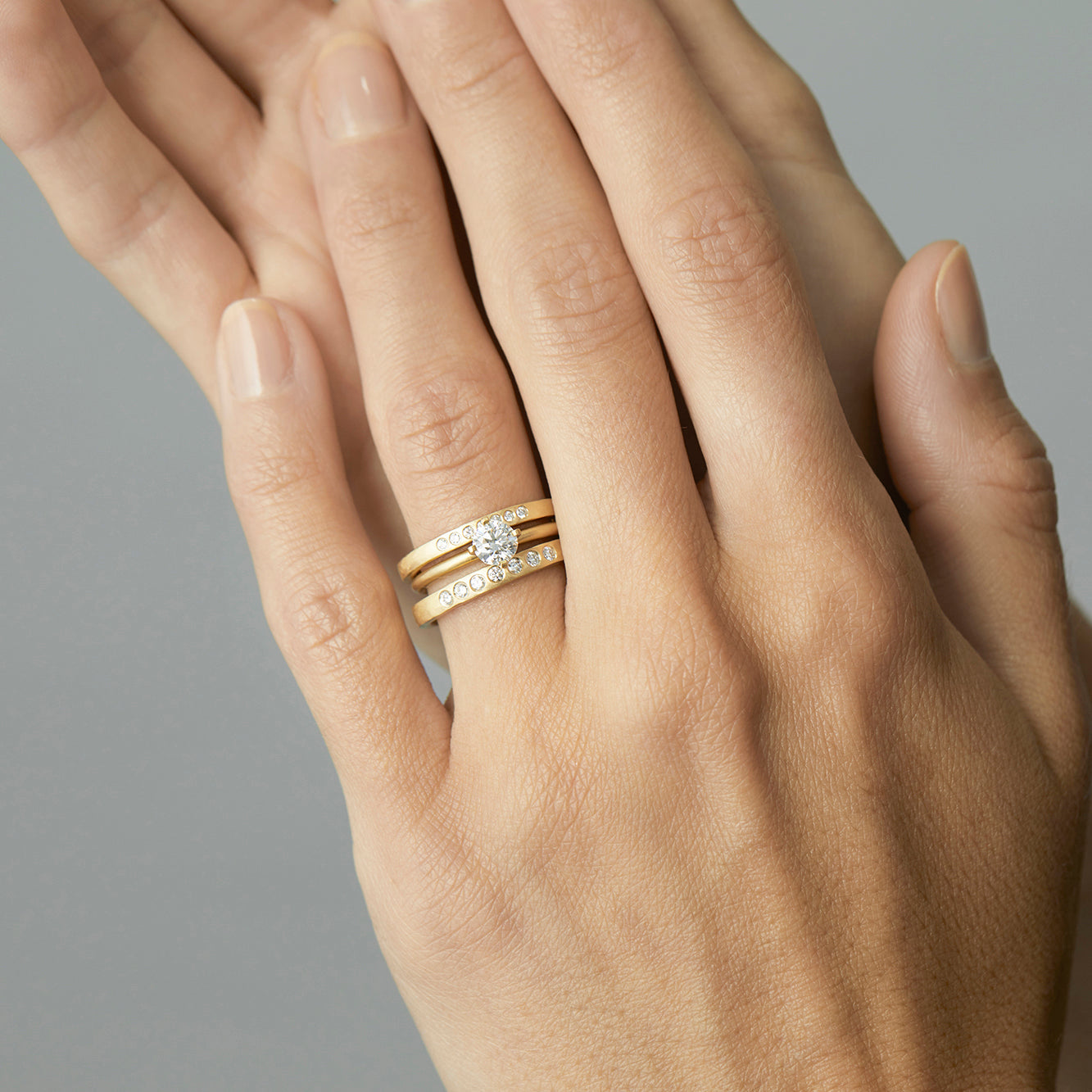 18K Yellow Gold on Model