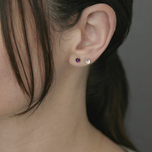 Amethyst Wisp Studs | E7904AM