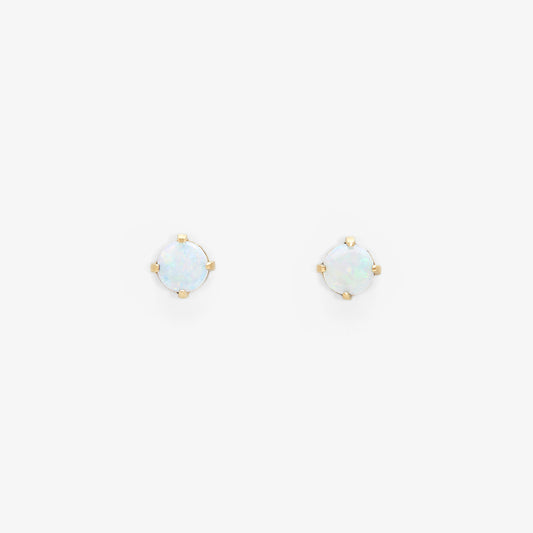 Australian White Opal Wisp Studs | E7904OP