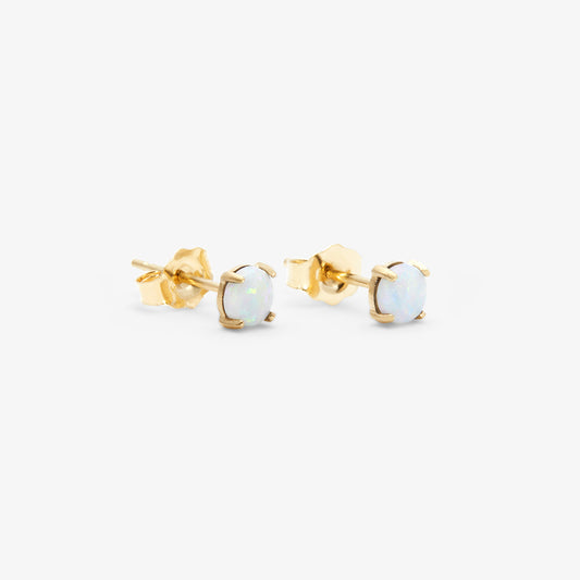 Australian White Opal Wisp Studs | E7904OP