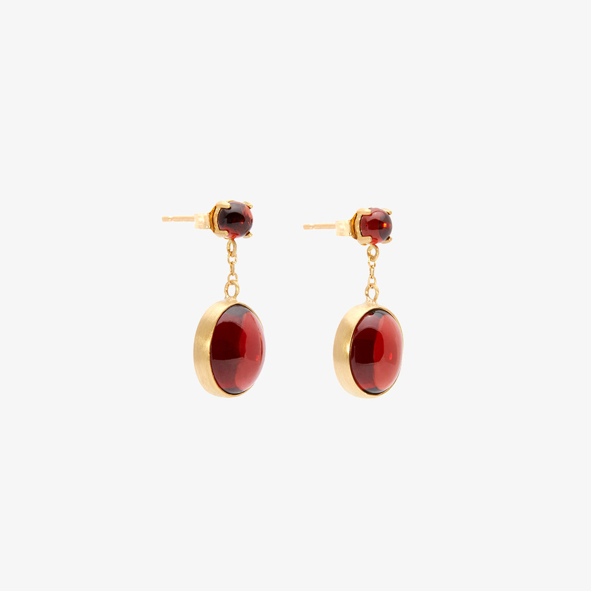 Garnet Glacé Earring | E8601GN