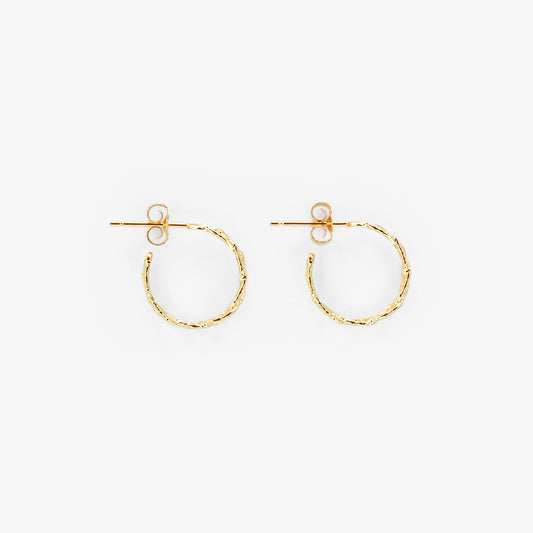 Small Braided Hoop Earrings | E8701