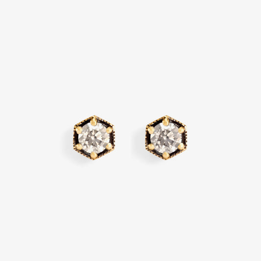 18K Yellow Gold (w/Black Rhodium)