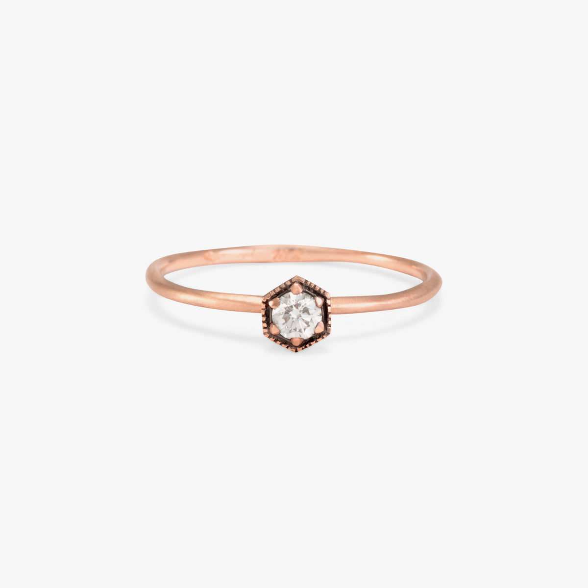 18K Rose Gold(w/ Black Rhodium)