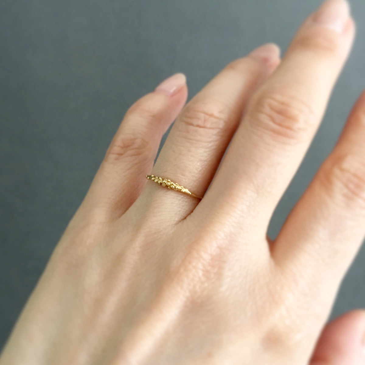 18K Yellow Gold on Model