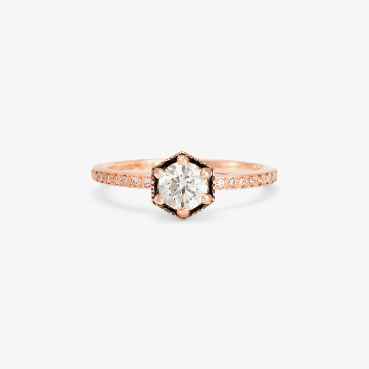 18K Rose Gold(w/ Black Rhodium)